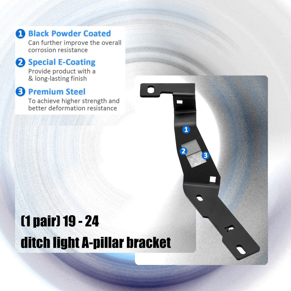 Long Lasting Reinforced Frame Hood Hinge Ditch Support Bracket For 2500 3500 Light 7754004687264