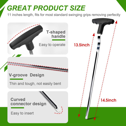 Golf Grip Removal Tool, V-Groove Grip Removal Protector Standard 2