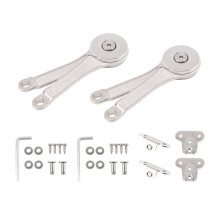 Heavy Duty Hinge Lid Support Hinge Hinge Soft Close Chest Hinge Support for Cabinet Kitchen Wardrobe 2 PCS