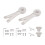 Heavy Duty Hinge Lid Support Hinge Hinge Soft Close Chest Hinge Support for Cabinet Kitchen Wardrobe 2 PCS 1