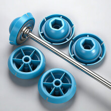 High Thrust ABS Plastic Pusher Plate For 8mm Round and 14mm Hex Holes Adhesive Guns 50mm