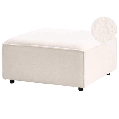 Beliani Ottoman ARDAL Boucle Off-White