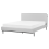 Beliani Bed Fabric CORIO 160 x 200 cm (EU King Size) Light Grey 1