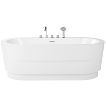 Freestanding Bathtub EMPRESA with Fixtures 1700 x 800 mm White