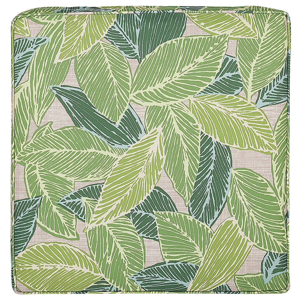 Beliani Garden Chair Cushion Sassari 46 X 46 Cm Light Green