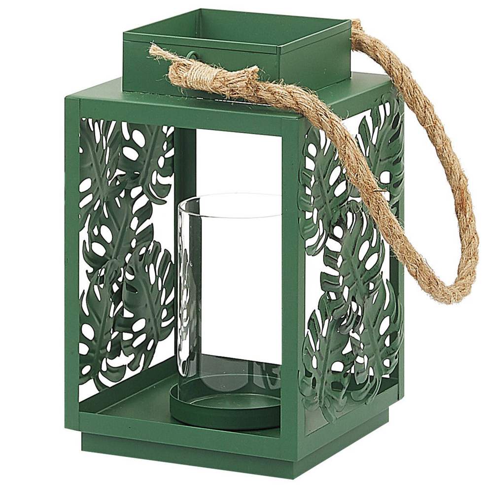 Beliani Lantern Unimak Metal 25 Cm Green
