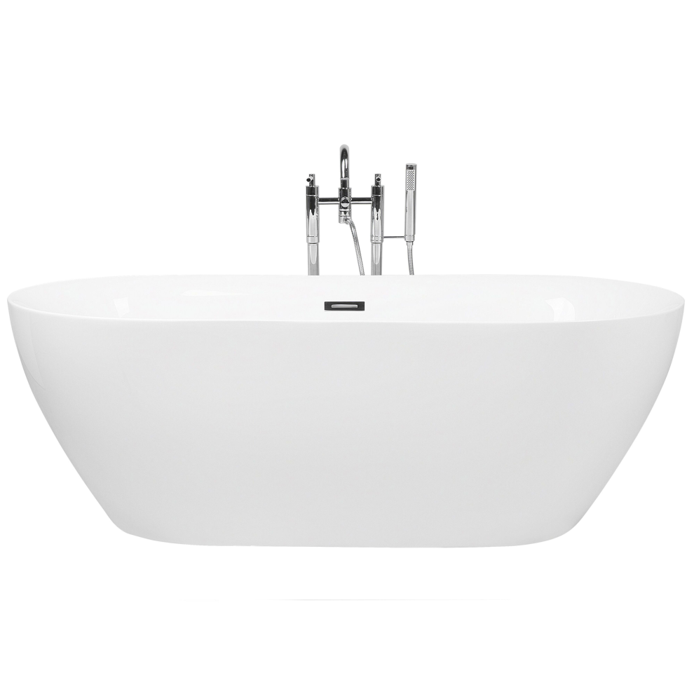 Beliani Freestanding Bathtub Carrera 1800 X 800 Mm White