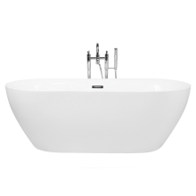 Freestanding Bathtub CARRERA 1600 x 750 mm White