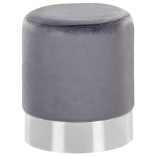 Pouffe BRIGITTE Velvet Grey