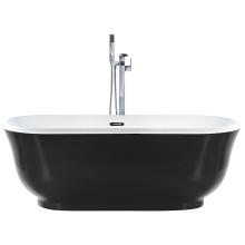 Freestanding Bathtub TESORO 1700 x 770 mm Black