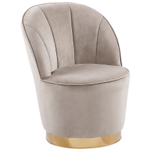 Armchair ALBY Velvet Light Beige