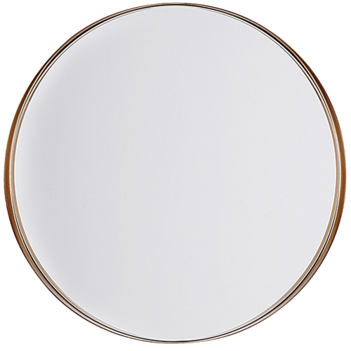 Beliani Wall Mirror PINEY 40 cm 40 cm Metal Copper