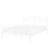 Beliani Bed Metal ANTLIA 140 x 200 cm (EU Double) White 1