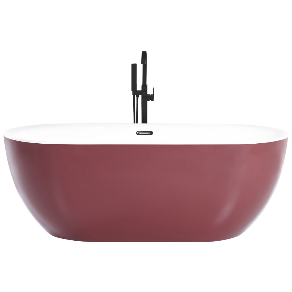 Freestanding Bathtub Carrera 1700 X 800 Mm Burgundy 4251682261982
