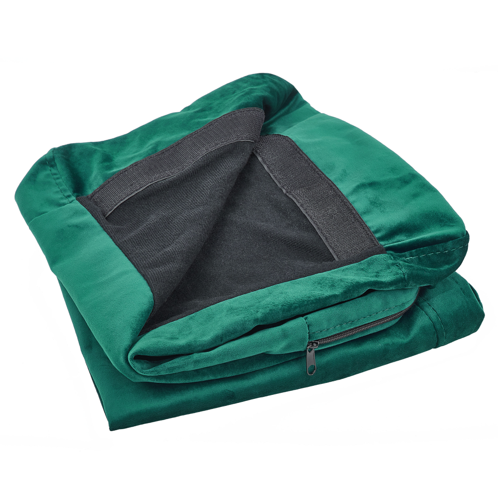 Beliani Armchair Cover Bernes Velvet Green
