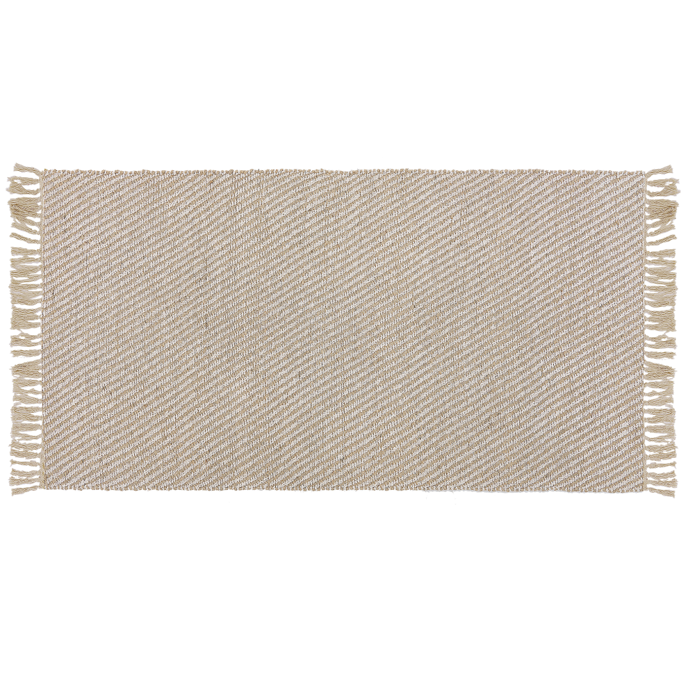 Beliani Rug Aladag Beige 80 X 150 Cm Jute