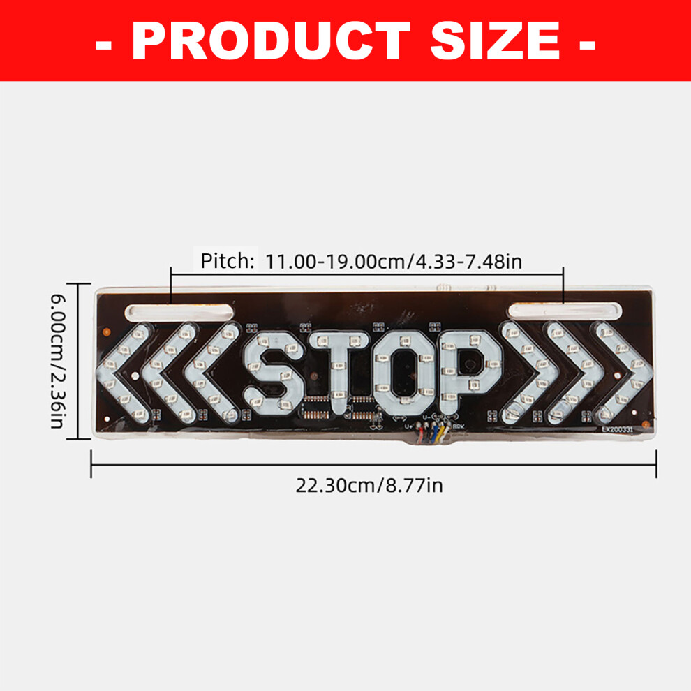 Led Flashing Motorcycle Tail With Stop And Turn Signal Functions Tail Light 7754004682900