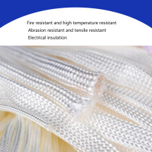 Exhaust Pipe Glass Fiber Hose 5/10/15/20/25mm Diameter Insulation Inner diameter 15mm