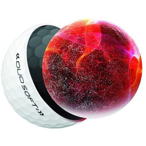 Wilson Wilson Staff Duo Soft + Golf Ball,White Soft 2