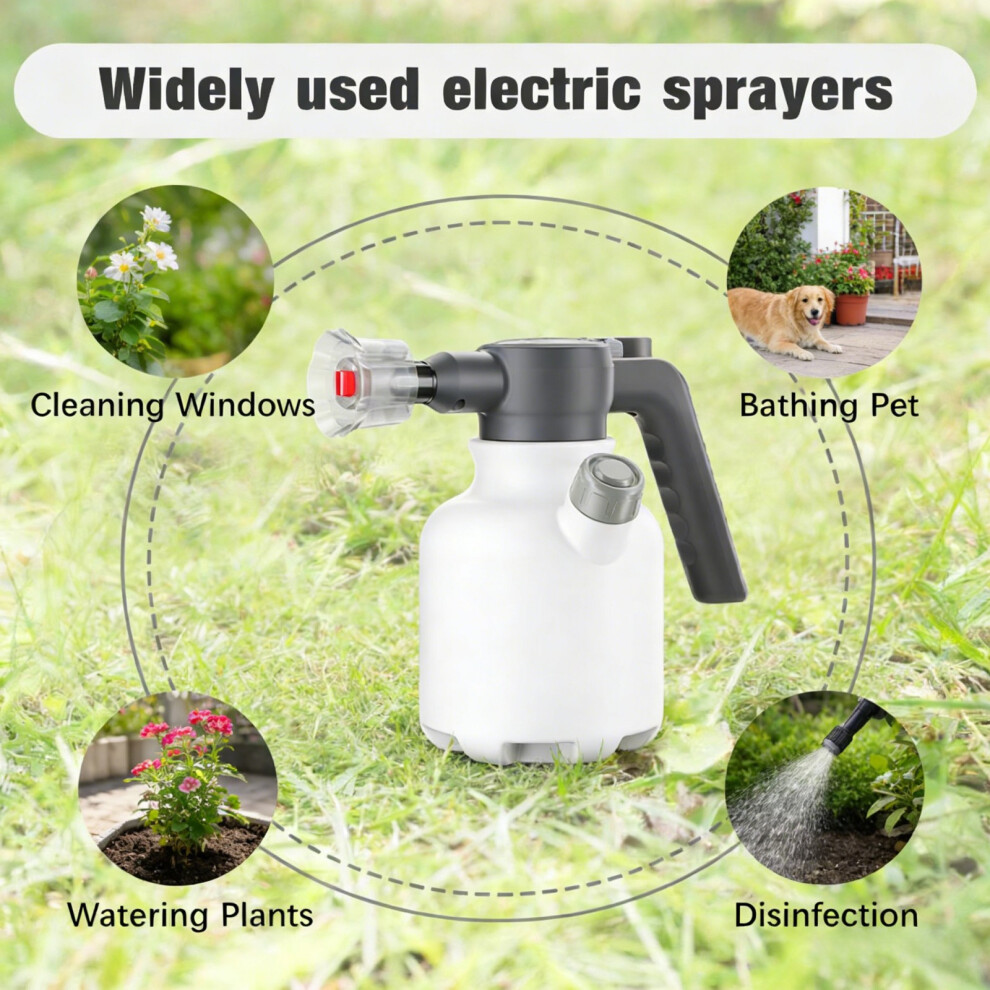 Battery Powered Car Cleaning Soap Applicator Having Ergonomic Handle For Many Uses 7754004691711