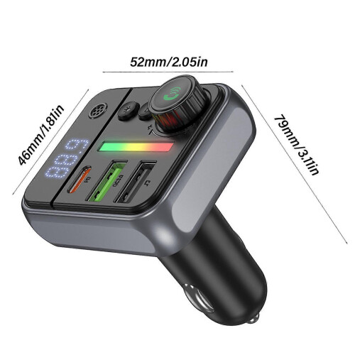 Radio Adapter FM Transmitter Bluetooth-compatible Car Adapter MP3 Player Adapter with Handsfree Calling 1