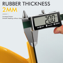 ABS Woodworking Push Block Tool Textured Grip Design Yellow Safety push handle L