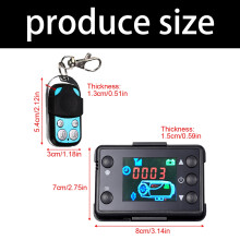 12V 24V Compatible Diesels Heater Control Panel LCD Screen Remote Adjustable Timer