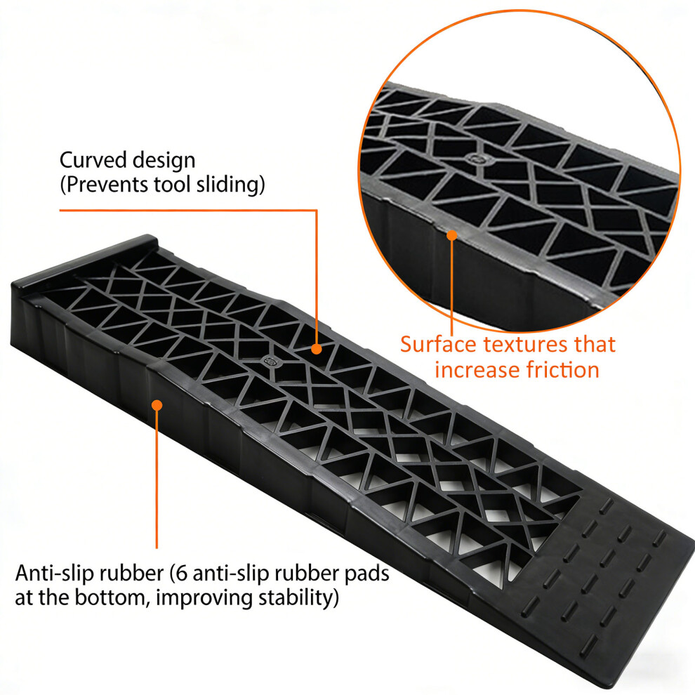 Car Tire Ramp For Easy Vehicle Lifting And Tire Maintenance High Load Support 7754004728035
