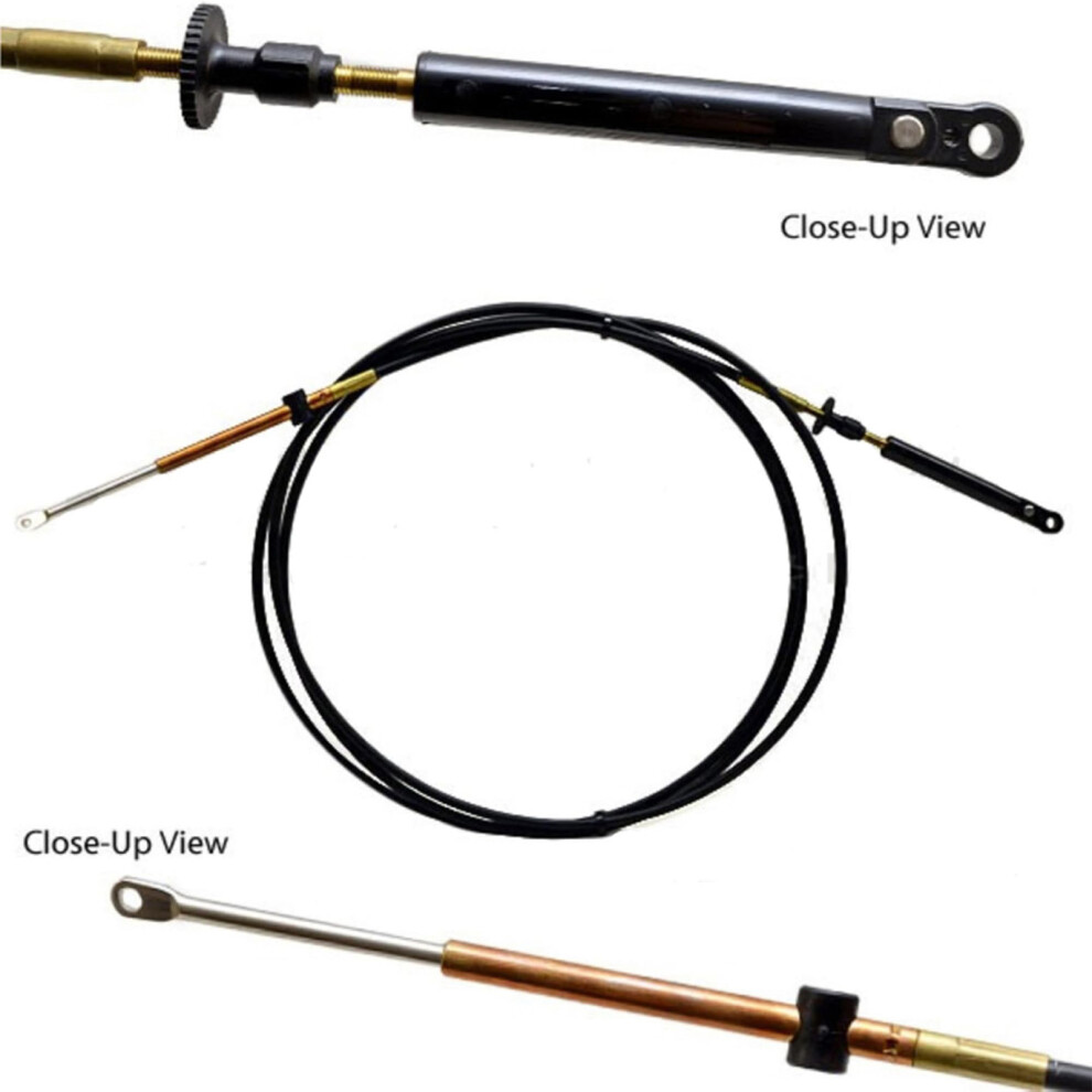 12Ft Throttle Shifting Remote Control Cable Universal Fit Marine Engines Since 1979 7754004692930