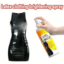 Latex Clothing Gloss Sprays 100ml Towel Included Protective Shine for Apparel