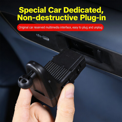 Rotating Holder Back Seat Smartphone Wireless Charging Stand with Light 1 1