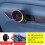 Rotating Holder Back Seat Smartphone Wireless Charging Stand with Light 1 3