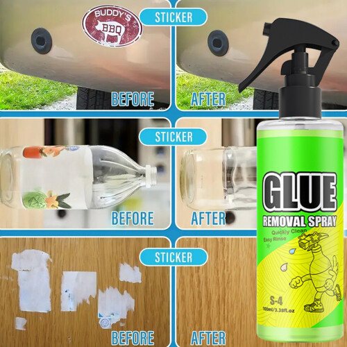 Cleaning Solution for Window Decals Glues Labels 100ml Glues Removal Sprayer
