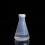 5Pcs Multipurpose Clear Plastic Graduated Flasks with Anti Spill Lid for Lab 50ml 8
