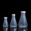 5Pcs Multipurpose Clear Plastic Graduated Flasks with Anti Spill Lid for Lab 50ml 9
