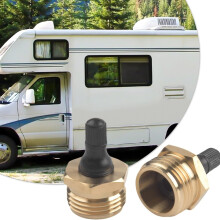 Brass RVs Water Line Anti Freeze Plug Ideal for Preventing Freeze Pipes in Campe