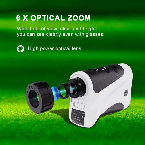 PeakPulse 6s Rangefinder Golf 600 Yards Rangefinder with Flag-Lock, 2
