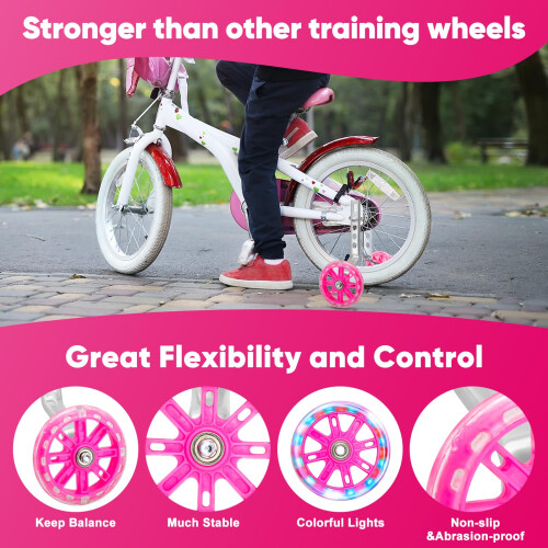 NONMON Kids Bike Stabilisers for Childs Bicycle Support Training 1