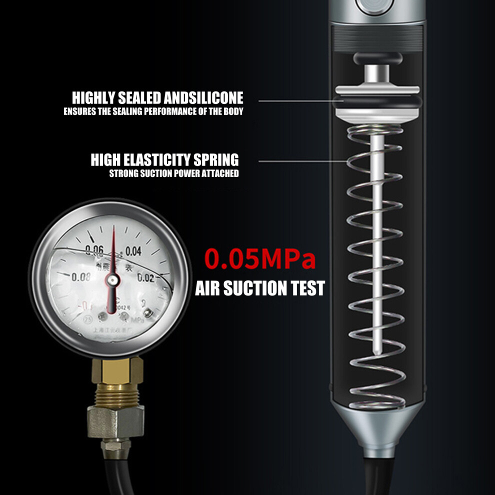 Strong Suction Nonslip Solder Removal Tool Aluminum Alloy Pumps For Hobbyists 7754004700550