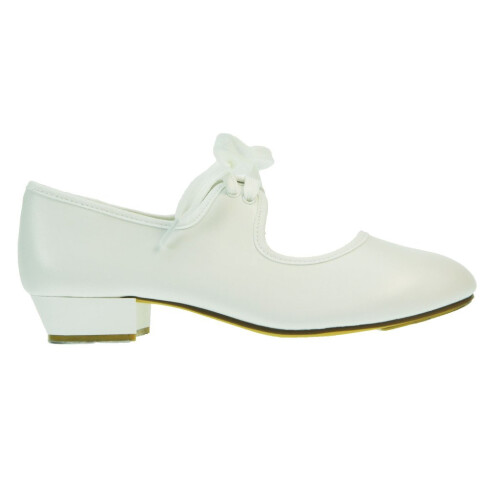 Starlite White Patter PU Tap Shoes 8 UK 1