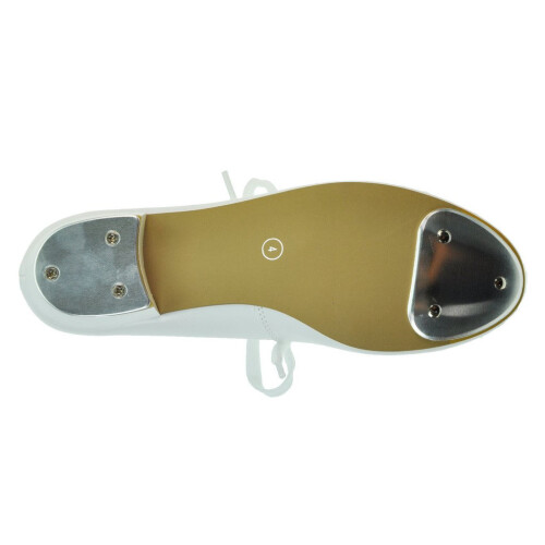 Starlite White Patter PU Tap Shoes 8 UK 2