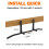 Fitarc Joist Mount Pull Up Bar, Chin Up Bar Ceiling Mount, Heavy 6