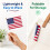 48 Nations World Cup Hand Held Flags on Sticks, Double Sided 2