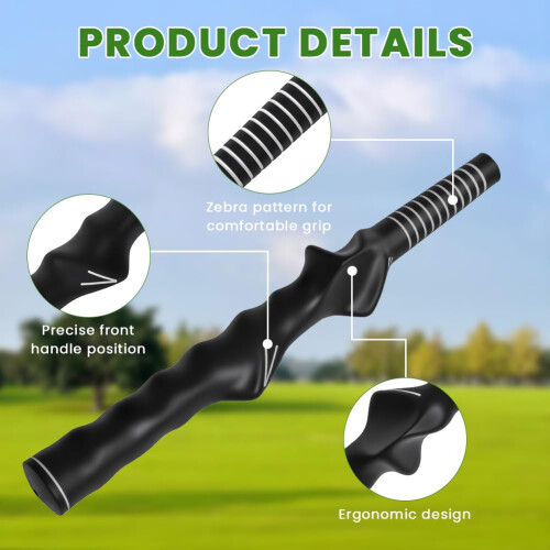 flintronic 2PCS Golf Training Grip, Golf Grip Training Aid, Anti-Slip 2