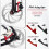 AEYINO Disc Brake Adapter,PM/Is Front Rear 180/203mm Disc Brake 2