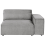 Beliani Corner Seat HELLNAR Left Hand Grey Fabric 1