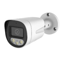 Kamera 4K do Monitoringu, Metalowa, Dwukierunkowa, z Podwójnym Światłem, Kolorowa, Nocna, Wodoodporna, A Wtyczką EU
