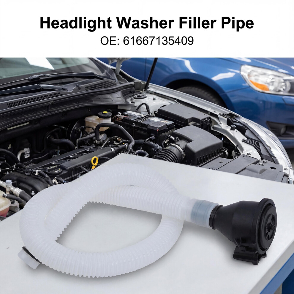Abs Windshield Filler Pipe 61667135409 For E90 E91 Vehicle Washer Reservoir 7754004698932