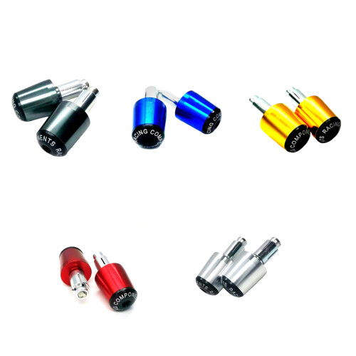 Quick Install Aluminum Motorcycle Grip Plugs Universal Design No Tool Needed Blue 1