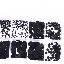 500Pieces Silicone Conductive Pads Assorted Size for Keypad Button Repair